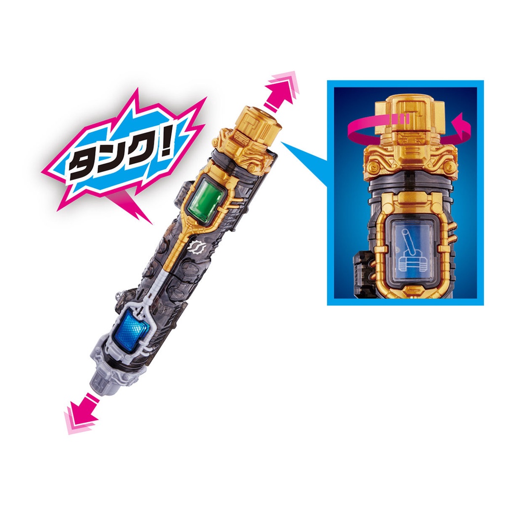Mô hình đồ chơi chính hãng Bandai DX Full Full Rabbit Tank Bottle & Hazard Trigger - Kamen Rider Build