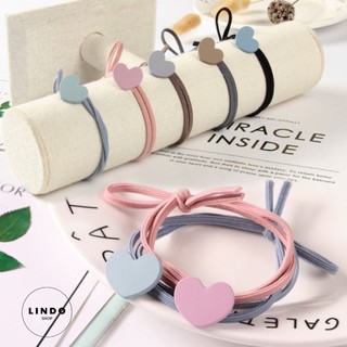 Dây cột tóc hình trái tim xinh xắn lindo - dây buộc tóc thời trang nữ phong cách hàn quốc