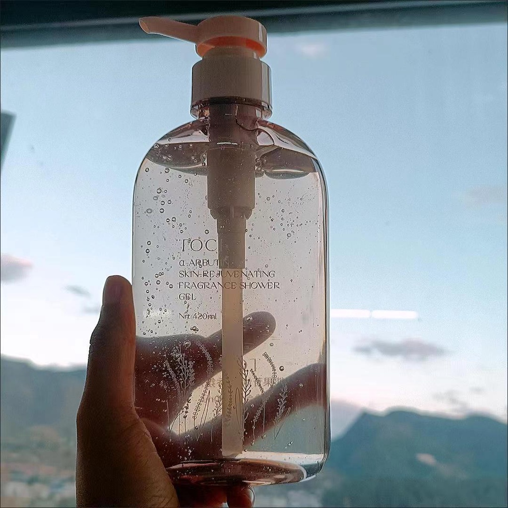 SỮA TẮM ARBUTIN NIACINAMIDE TOCI TRẮNG SÁNG DA THƠM THANH MÁT LƯU HƯƠNG CỰC LÂU CHAI 420ML NỘI ĐỊA TRUNG.