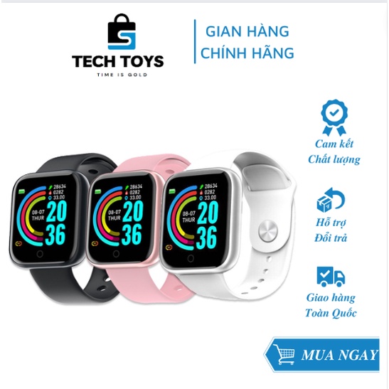 Đồng Hồ Thông Minh LẮP SIM,TECHTOYS Lắp Sim Nghe Gọi - Định Vị Cảnh Báo Nguy Hiểm Chống Nước PX7 Có Tiếng Việt