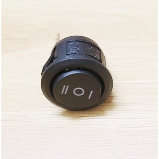 Công tắc bập bênh tròn 21mm 3 chế độ (On-Off-On) KCD1