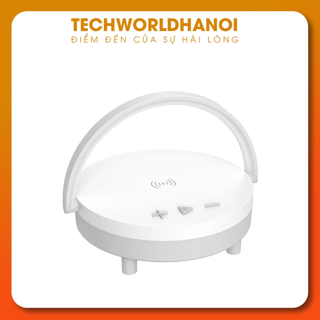 Loa bluetooth BWOO WL-17 Kiêm Đèn Ngủ Tích Hợp Sạc Không Dây, Sạc Nhanh 15W