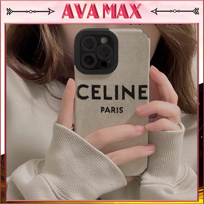 Ốp Lưng Iphone Lưng Sần Pro Cam Chống Sốc Chống Va Đập hình CELINE 7plus/8plus/x/xs/11/12/13/14/pro/max