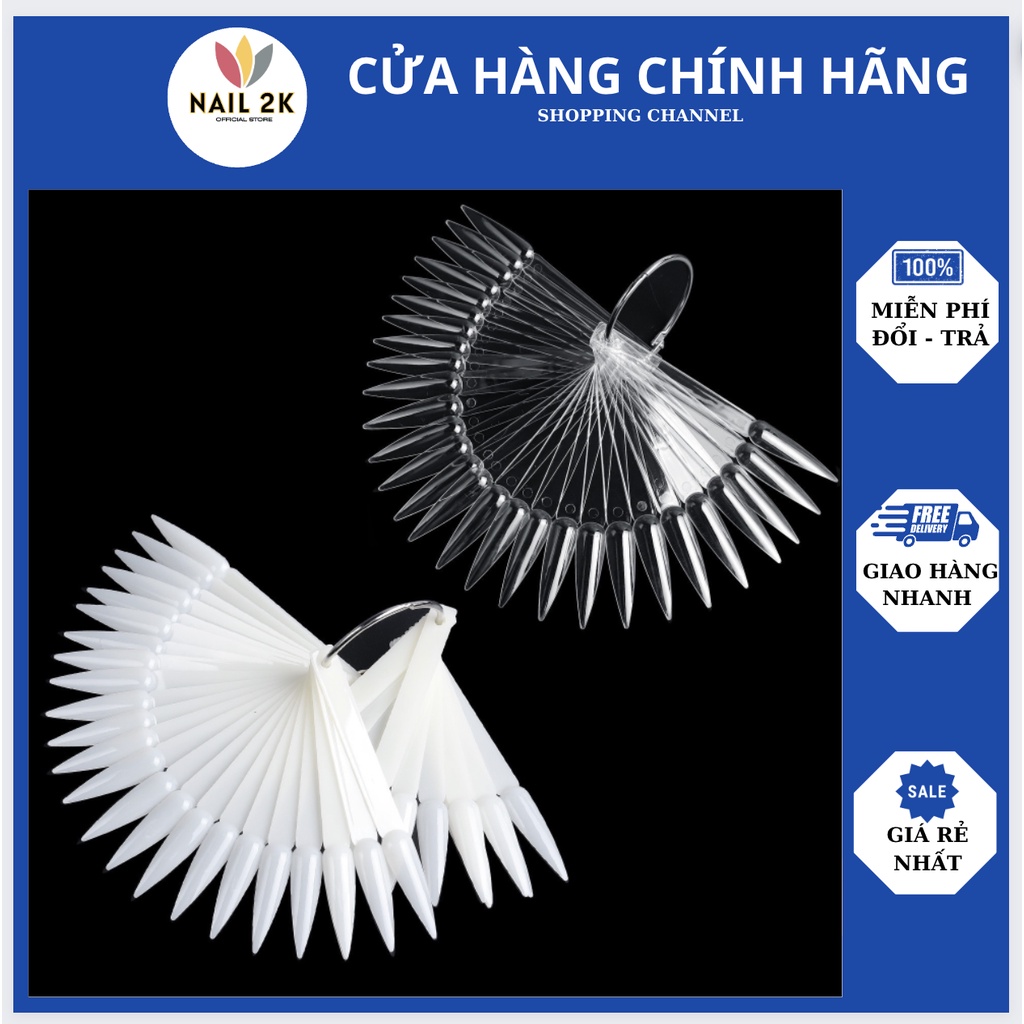 Móng que nhọn sơn mẫu móng