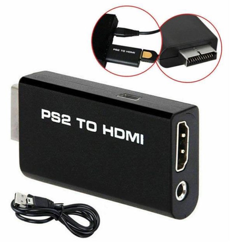 Đầu Chuyển Đổi Ps2 Sang Hdmi Jack Cắm 3.5Mm Và Phụ Kiện