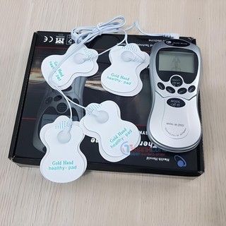 Máy massage xung điện trị liệu 4 miếng dán massage xoa bóp, châm cứu, co bóp, đa chức năng