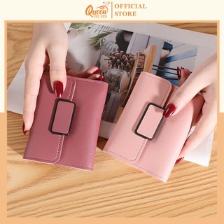Bóp Ví FOREVER YOUNG Cầm Tay Nút Bấm Vuông Mini Nhỏ Gọn Cực Đẹp