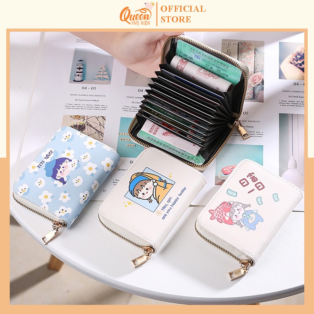 Ví Ngắn Nữ Cầm Tay Mini Khóa Kéo Hoạt Hình 531 Ngộ Nghĩnh Đáng Yêu Hot Trend