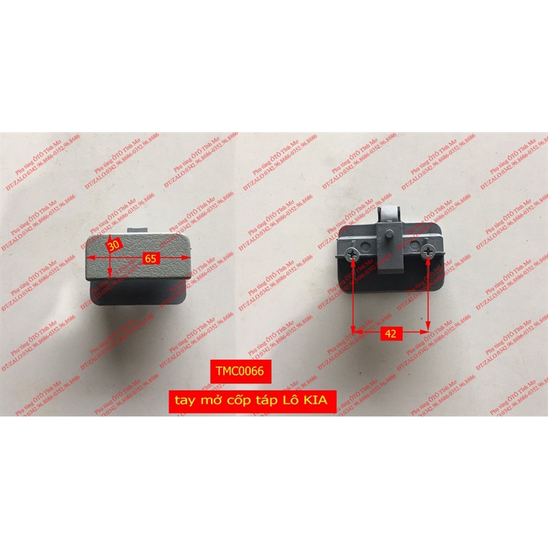 tay mở cốp táp Lô KIA