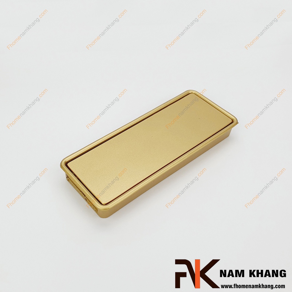Tay nắm âm tủ màu vàng NK237-V