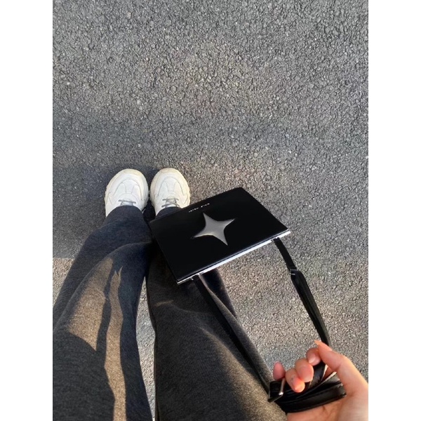 Túi xách đeo chéo nam nữ y2k hiphop cá tính