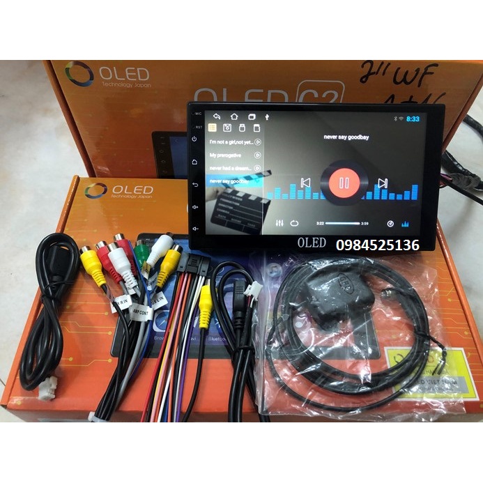 Màn hình Android bản WF nâng cấp v2 new 2023 7-inch phù hợp nhiều dòng xe trên thị trường.