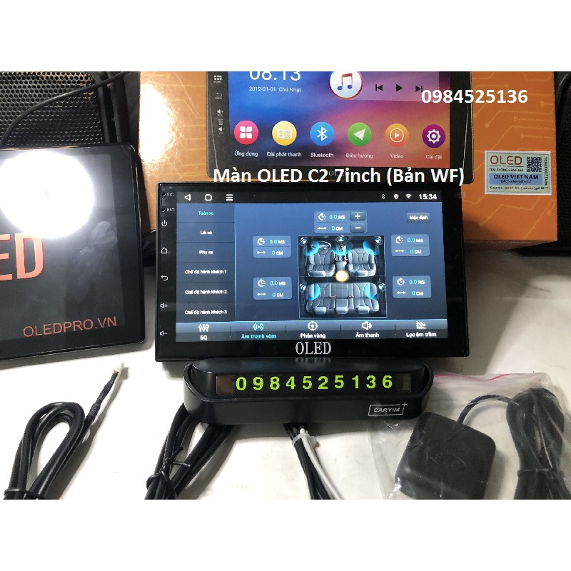 Màn hình Android bản WF nâng cấp v2 new 2023 7-inch phù hợp nhiều dòng xe trên thị trường.