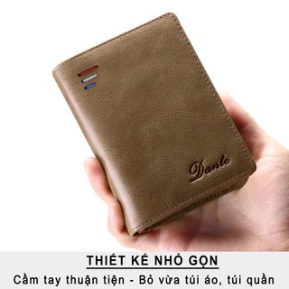 Ví da nam dáng đứng da bò thật Kengshop-072014