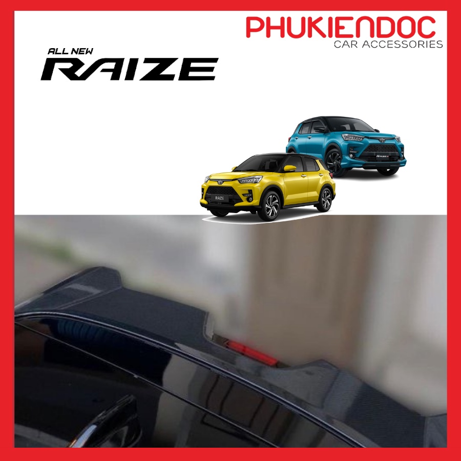 Đuôi gió Toyota Raize 2020 - 2023 mẫu dán