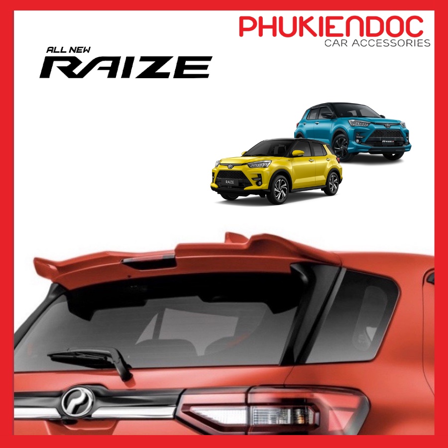 Đuôi gió Toyota Raize 2020 - 2023 mẫu dán