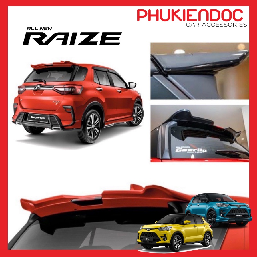 Đuôi gió Toyota Raize 2020 - 2023 mẫu dán