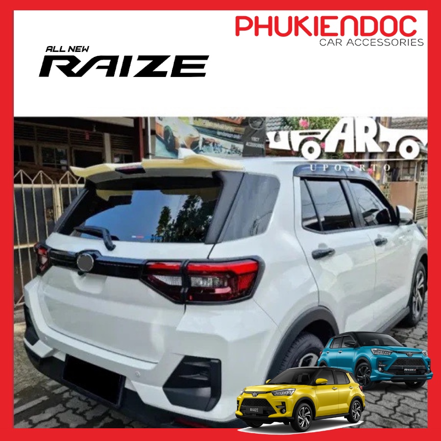 Đuôi gió Toyota Raize 2020 - 2023 mẫu dán