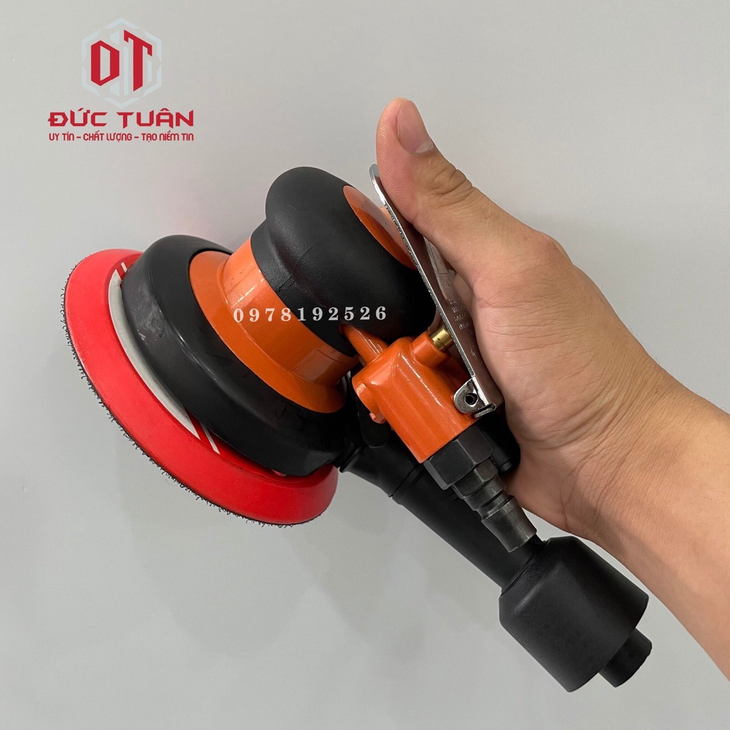 Máy Chà Nhám Dùng Hơi Phi 125 Có Hút TOP