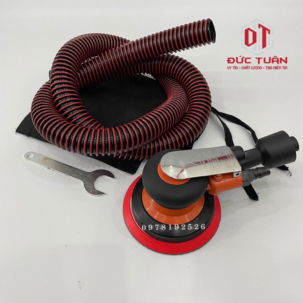 Máy Chà Nhám Dùng Hơi Phi 125 Có Hút TOP