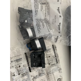 Công tắc 3 vị trí xa2ej53 schneider 2 no, phi 22mm