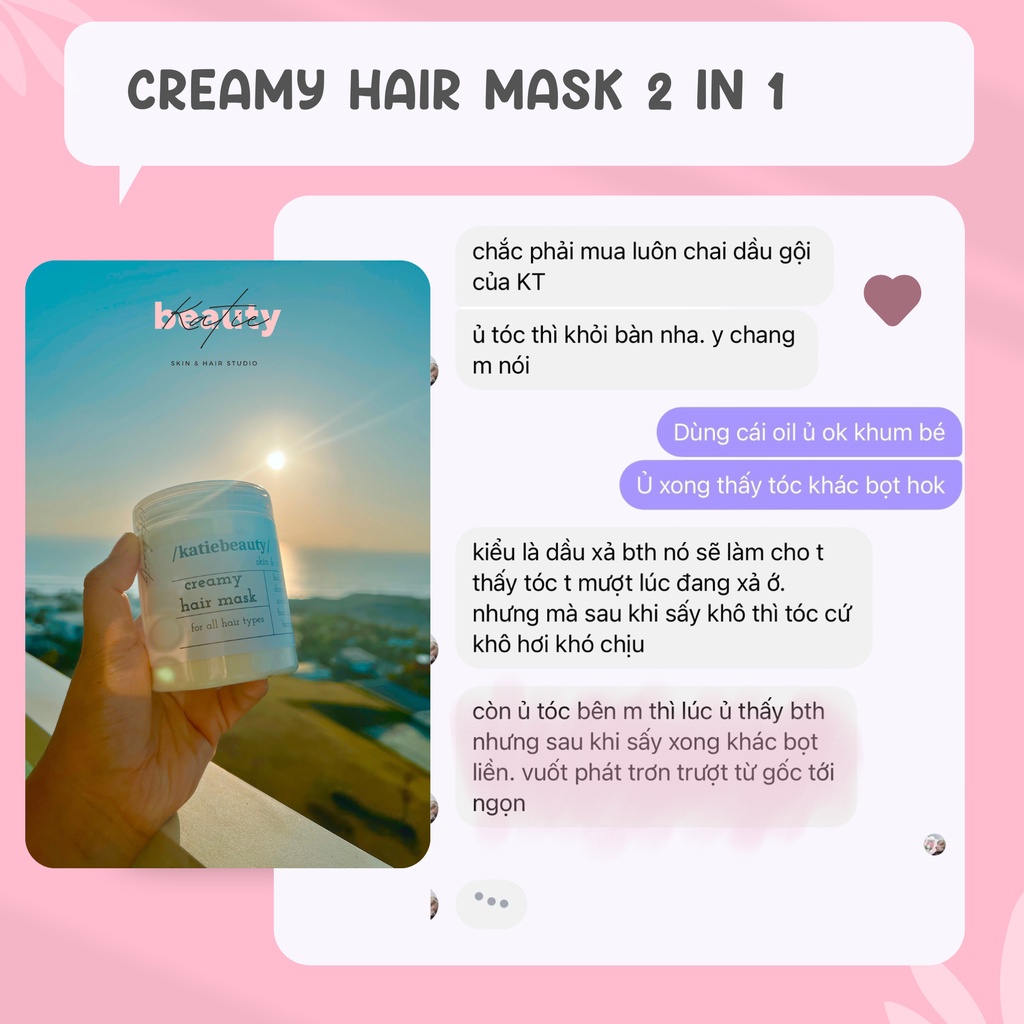 Kem ủ tóc Creamy Hair Mask 250g | KATIEBEAUTY