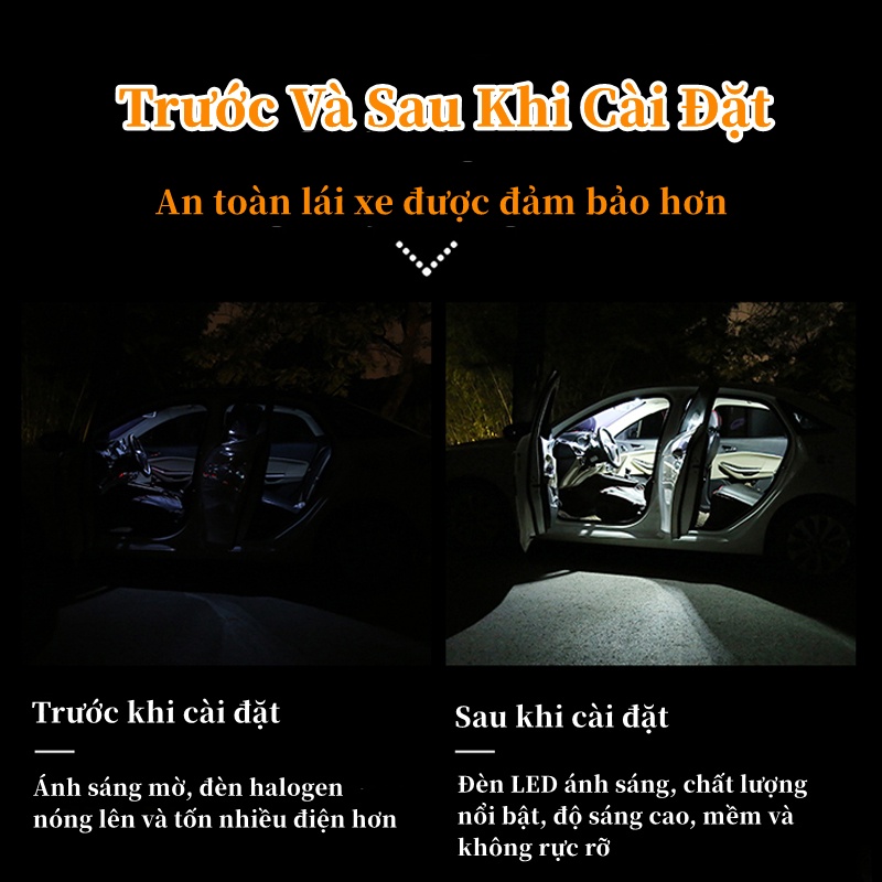Đèn LED T15 4014 45SMD lùi xe siêu sáng chất lượng cao Bóng đèn LED Tín Hiệu T15 ánh sáng Cho Xe Hơi / Xe Máy