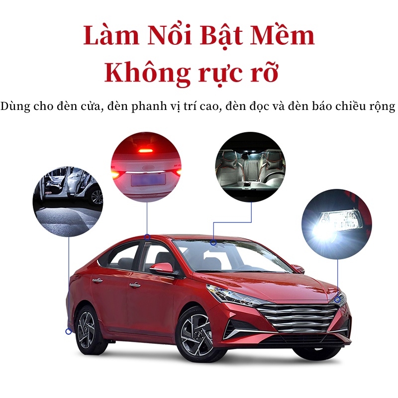 Đèn LED T15 4014 45SMD lùi xe siêu sáng chất lượng cao Bóng đèn LED Tín Hiệu T15 ánh sáng Cho Xe Hơi / Xe Máy
