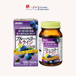 Viên uống bổ mắt việt quất Blueberry Orihiro 120 viên