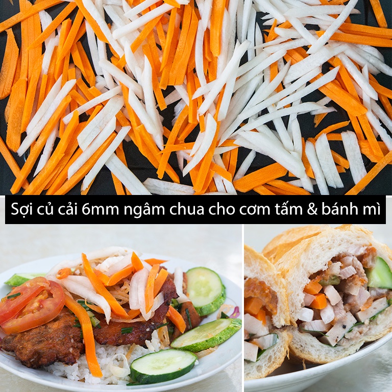 Bàn bào sợi rau củ inox