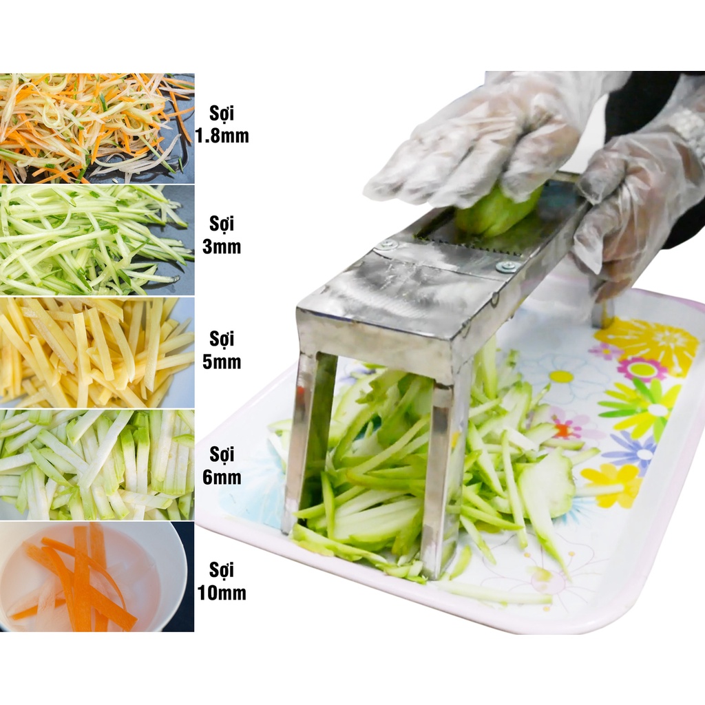 Bàn bào sợi rau củ inox