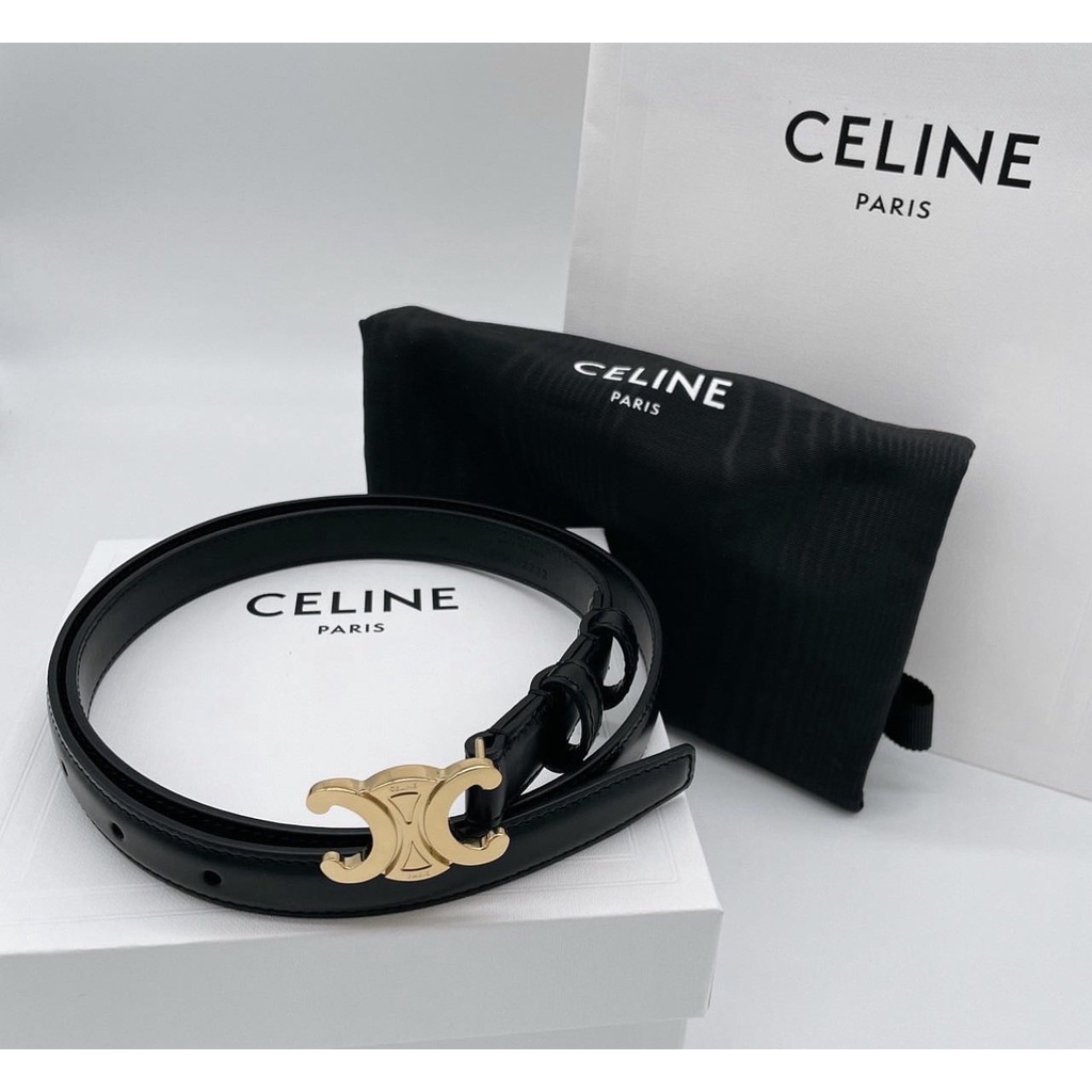 Thắt lưng Belt da thật Ce.line unisex basic bản super fullbox