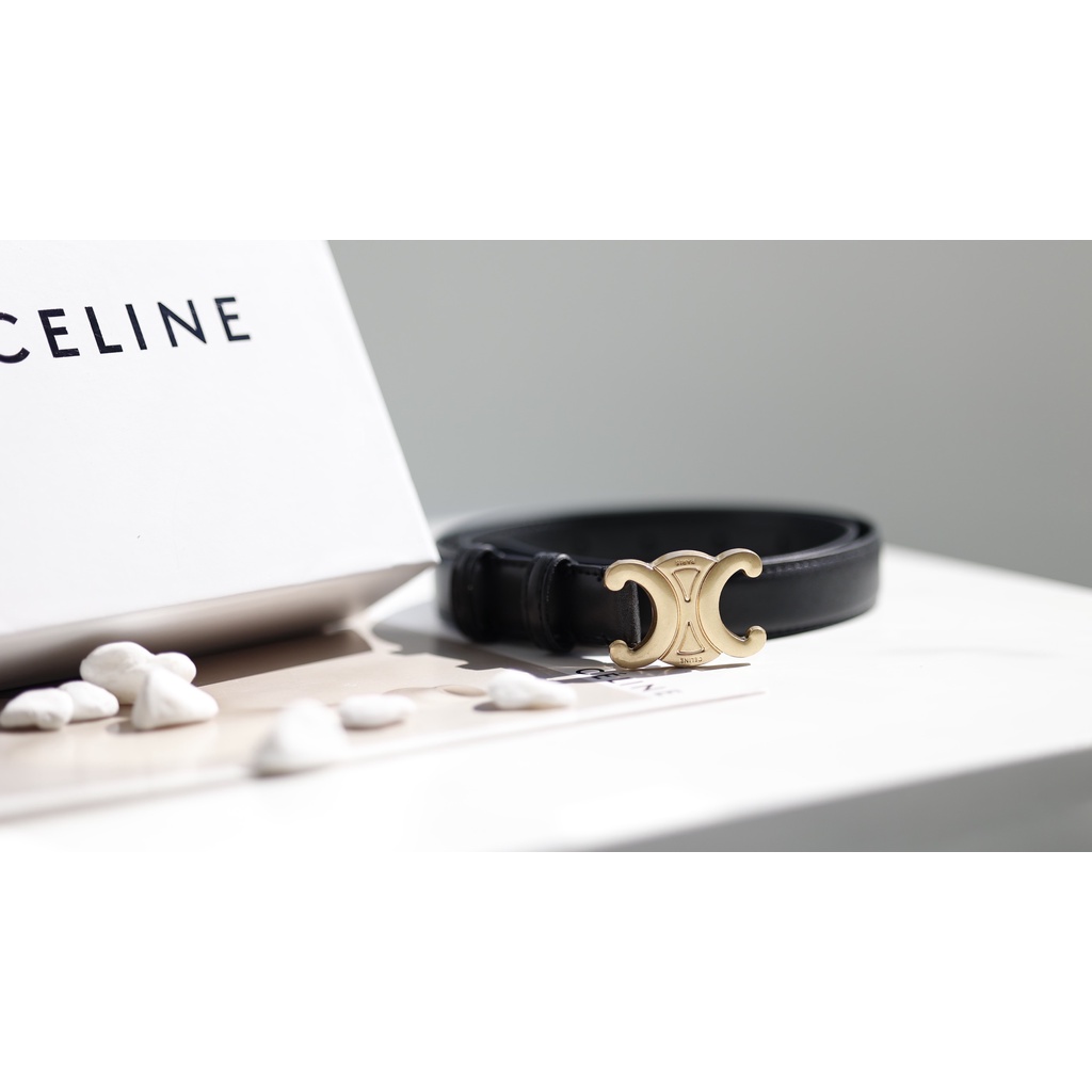 Thắt lưng Belt da thật Ce.line unisex basic bản super fullbox