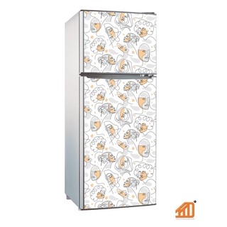 Decal dán tủ lạnh - tranh vẽ cổ điển
