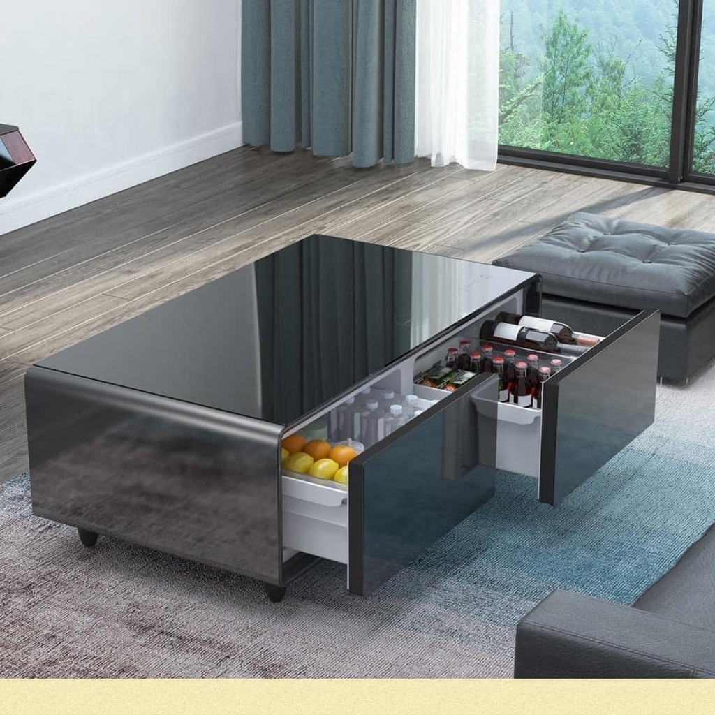 BÀN TRÀ TÍCH HỢP TỦ LẠNH VÀ LOA CASO SOUND&COOL