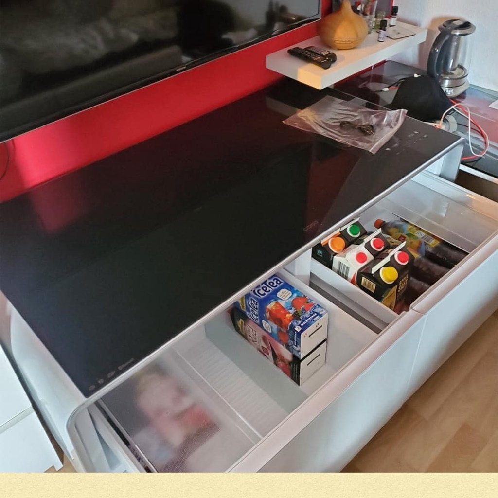 BÀN TRÀ TÍCH HỢP TỦ LẠNH VÀ LOA CASO SOUND&COOL