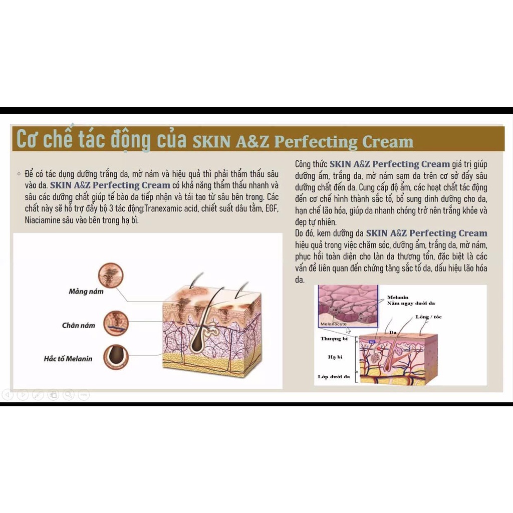 Viên uống trắng da SKIN AZ