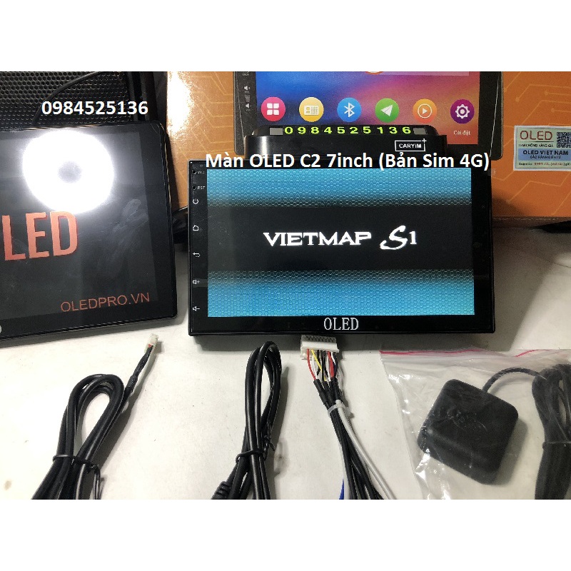Màn hình DVD Android cho ô tô kích thước 7 inch, lắp cho các dòng xe, mạng 4G ,kết nối wifi, chỉ đường