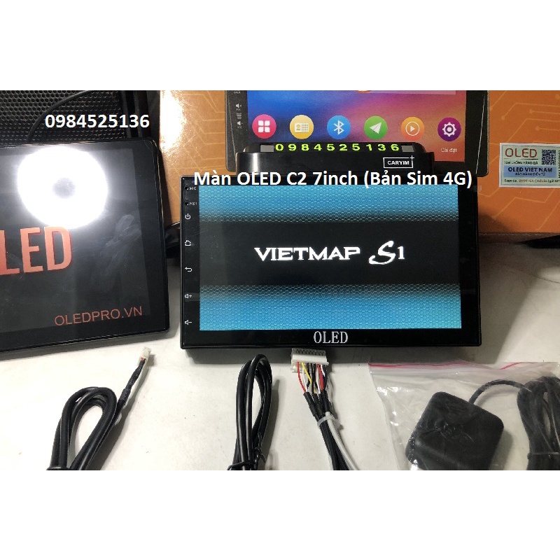 Màn hình DVD Android cho ô tô kích thước 7 inch, lắp cho các dòng xe, mạng 4G ,kết nối wifi, chỉ đường