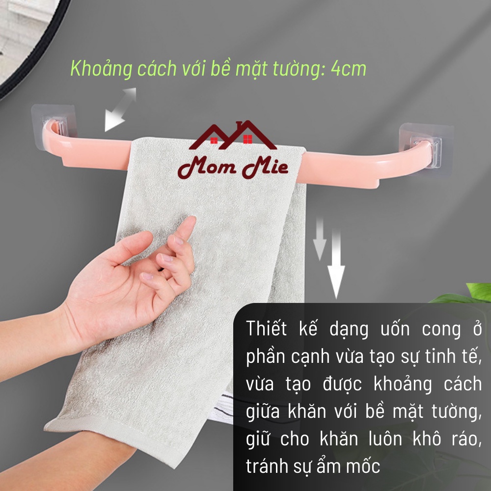 [MỚI] Thanh treo khăn, giá treo khăn phòng tắm dán tường tiện lợi - K068. Wal mount towel rack