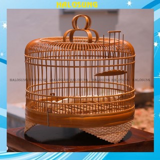 Lồng cu gáy Halosung lồng nuôi chim cu gáy tặng kèm phụ kiện LC62