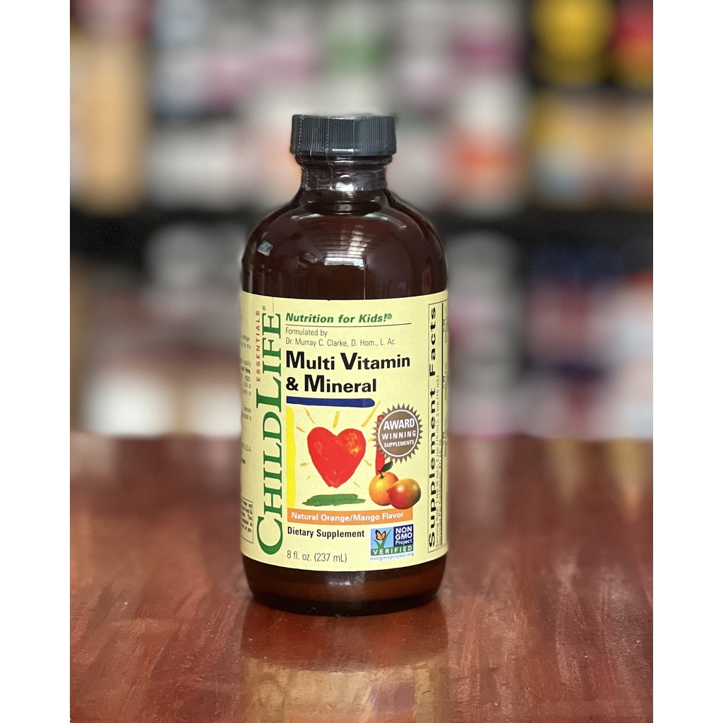 Vitamin Tổng Hợp Cho Bé Multi Vitamin & Mineral ChildLife 237ml của Mỹ