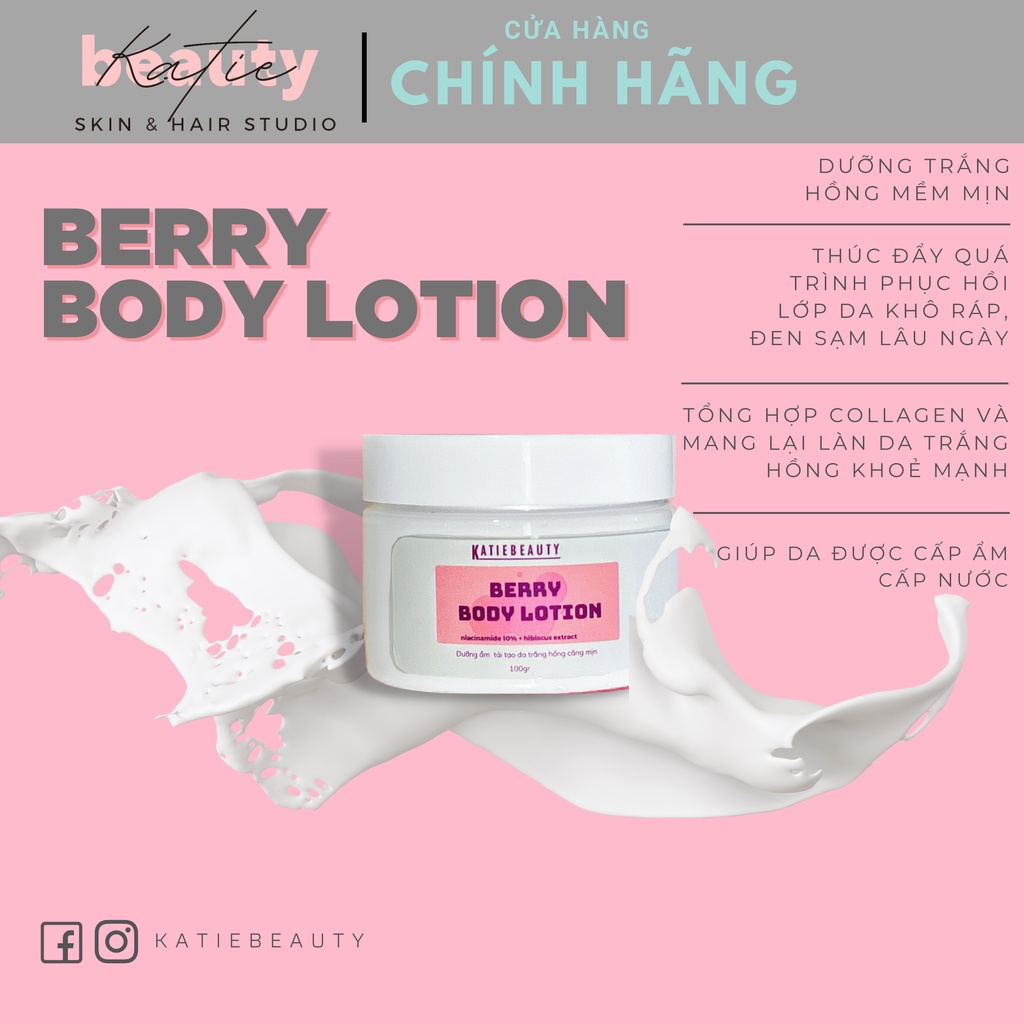Kem dưỡng body Berry Body Lotion | KATIEBEAUTY