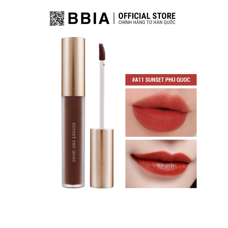 Son Kem Lì Bbia Last Velvet Lip Tint ASIA EDITION Version 2 (6 Màu) 5g Bbia Official Store