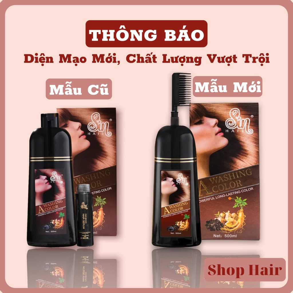 Dầu Gội Phủ Bạc Tóc SINHAIR (500ml)