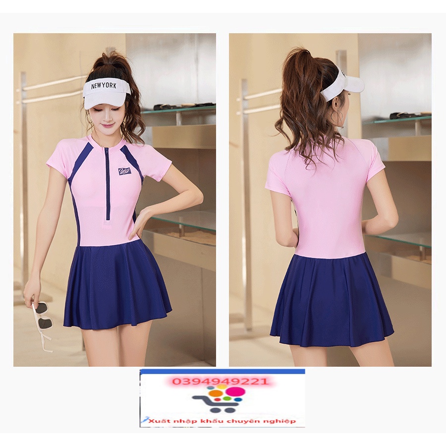 Bikini  Đồ bơi váy áo tắm một mảnh kiểu mới dễ thương