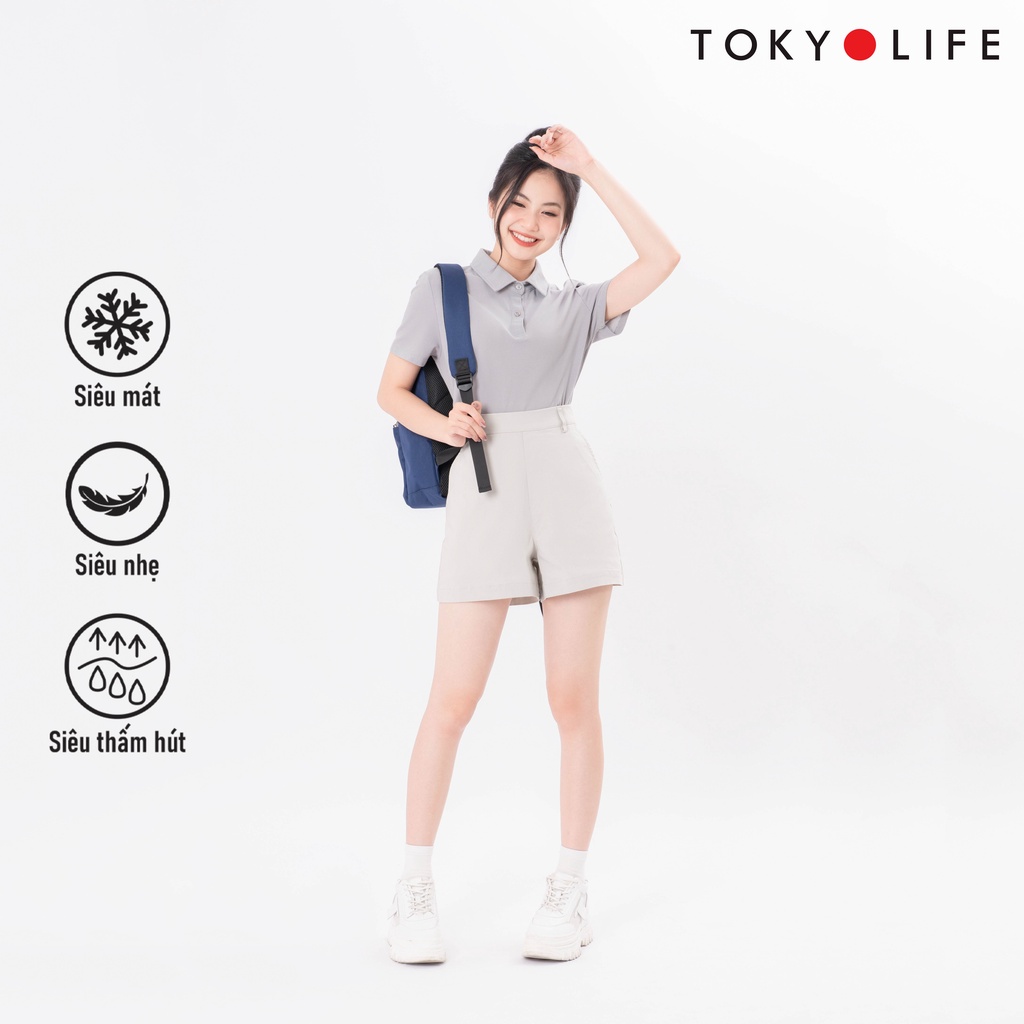 Áo Polo NỮ cổ vải trơn TOKYOLIFE C9POL004K