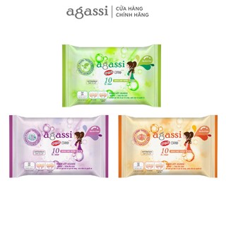 Khăn giấy ướt Agassi 10 tờ