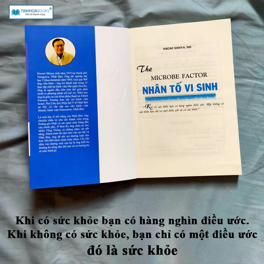 Sách - Combo Nhân tố vi sinh + Enzym chống lão hóa - TinhHoaBooks