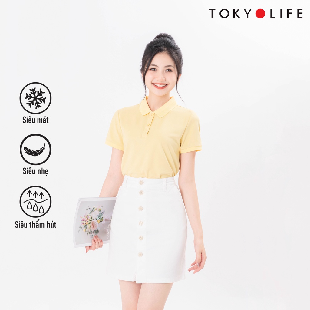 Áo Polo Nữ DURA cổ bo dệt tổ ong TOKYOLIFE I9POL010K